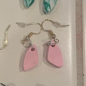 Handmade polymer clay earrings